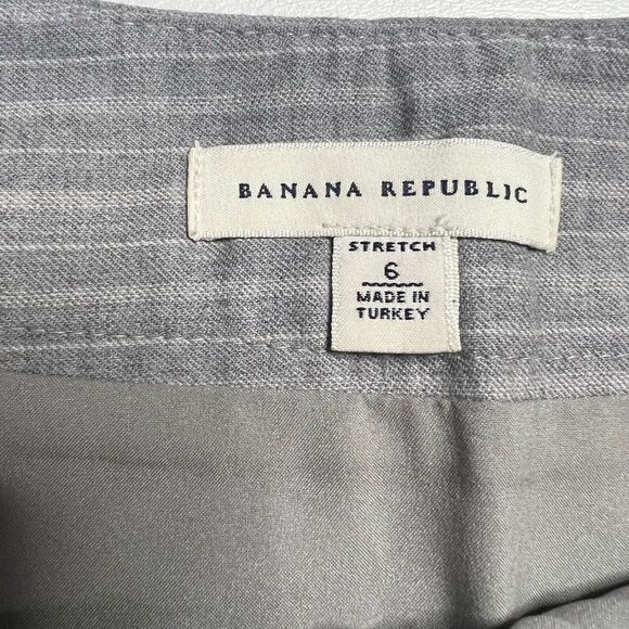 Banana Republic | PinstripedāLinedāWoolāBlendāMiniāSkirt - Picture 2 of 3